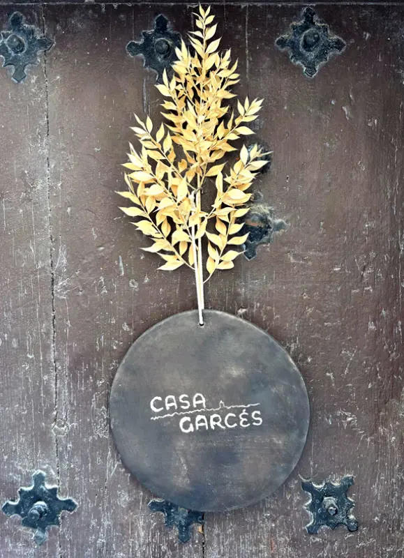 Recibidor en casa Garcés